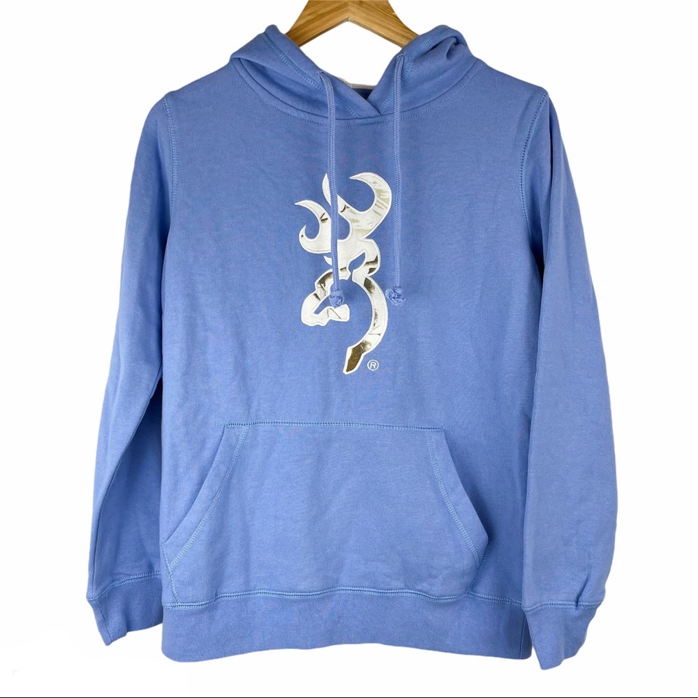 Browning Logo Graphic Purple Deer Hoodie